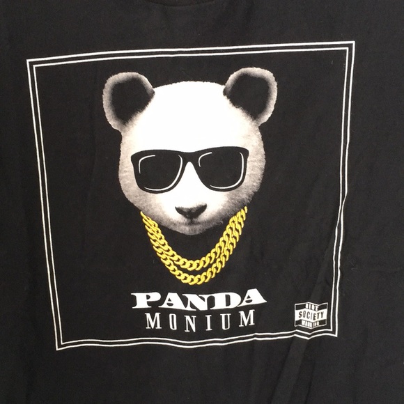 Riot Society Pandamonium Tshirt. Black XL. Unisex - Picture 4 of 4